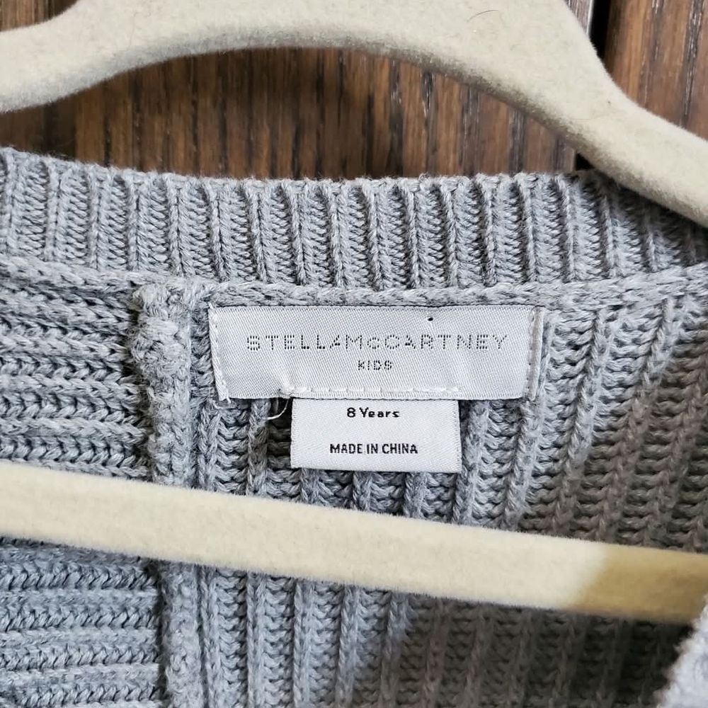 Stella McCartney Ribbed Gray Sweater - Picture 2 of 2
